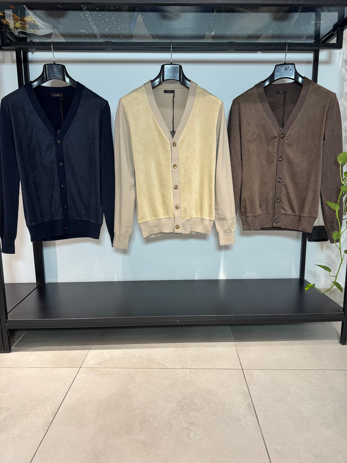 Cardigan Scamosciato V