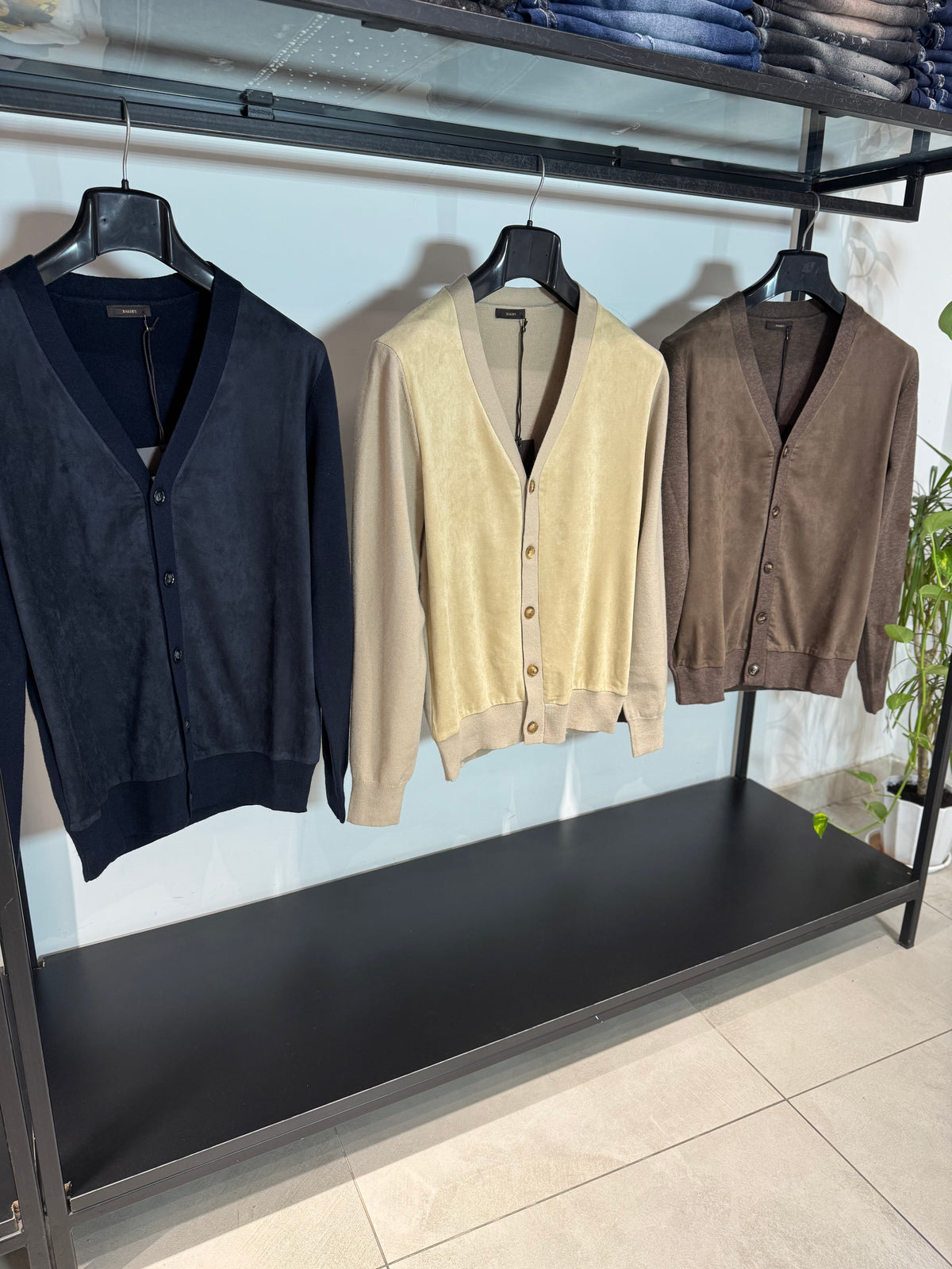 Cardigan Scamosciato V