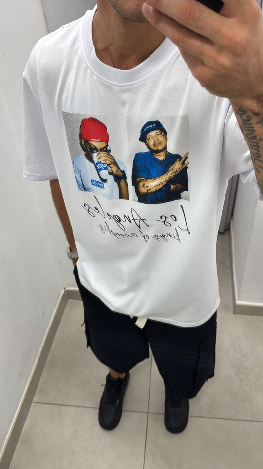 T-shirt a maniche corte con stampa